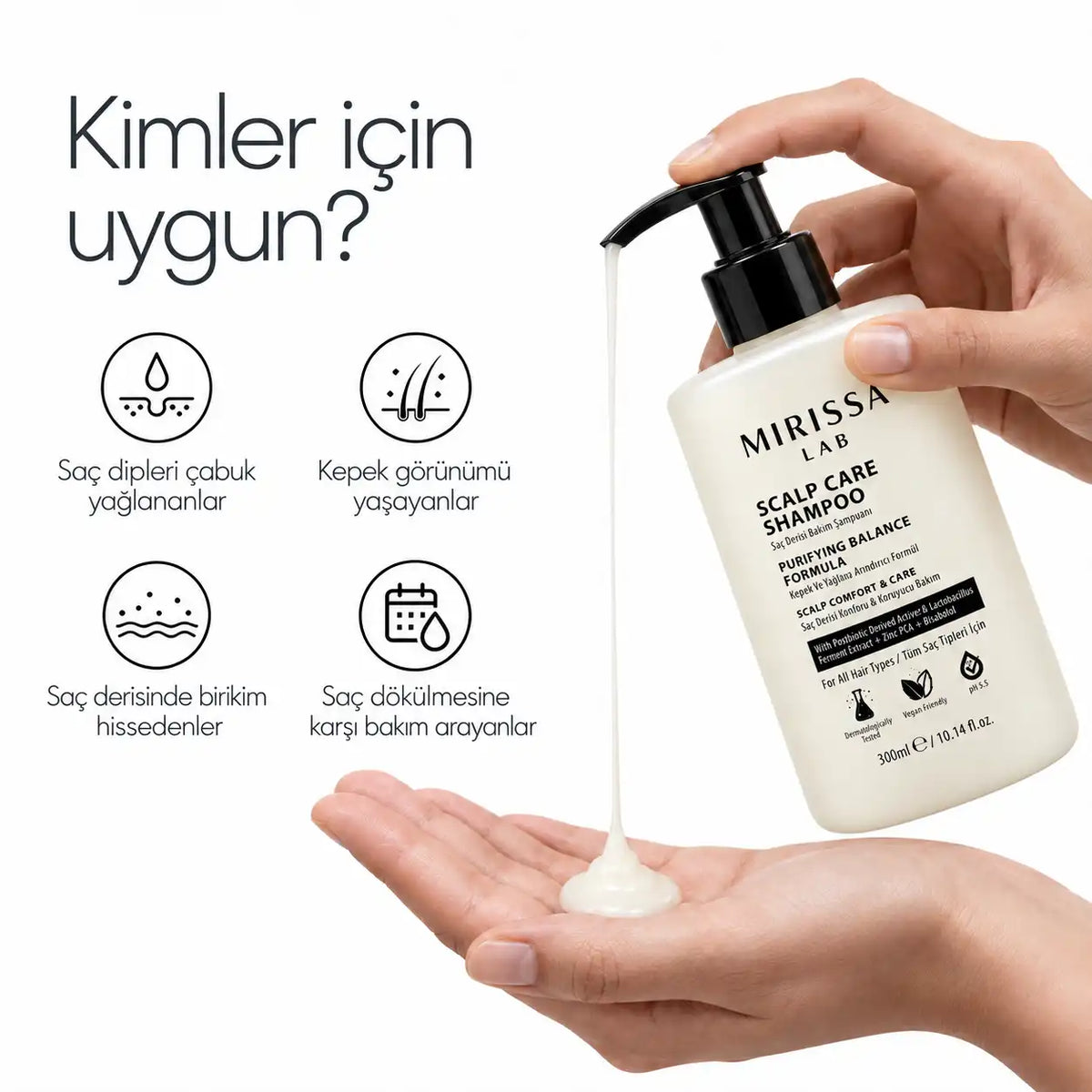 Mirissa Lab saç derisi şampuanı kimler için uygun