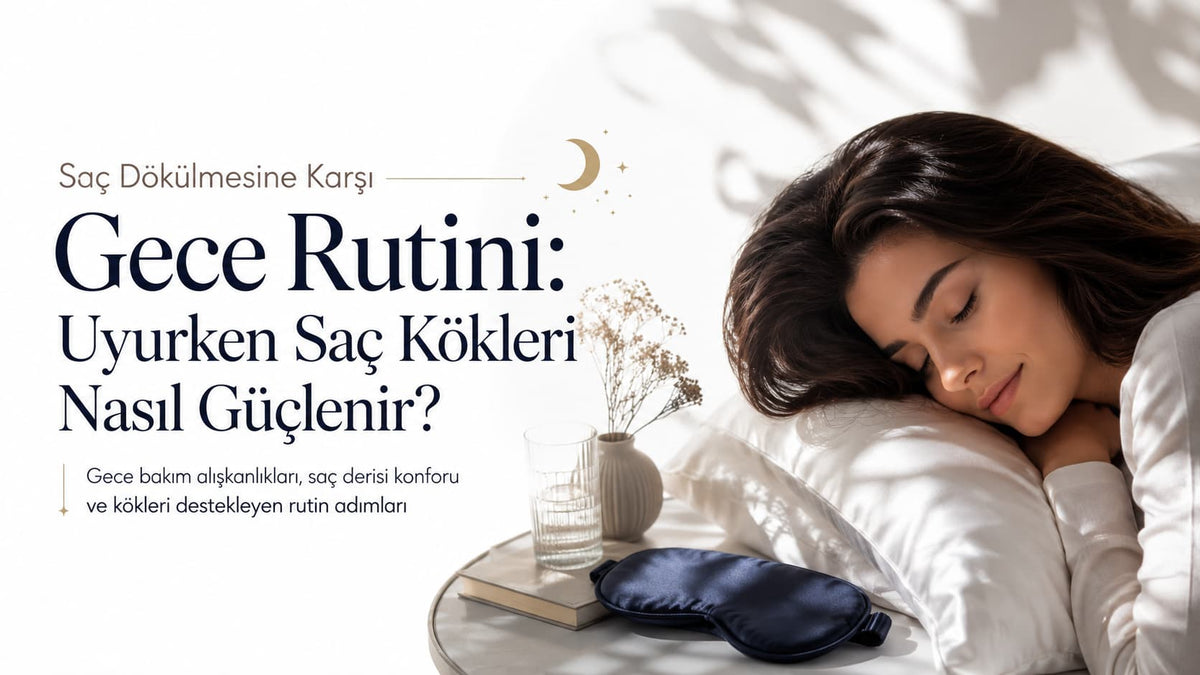 Dökülmeye eğilimli saçlar için gece saç derisi bakım rutini