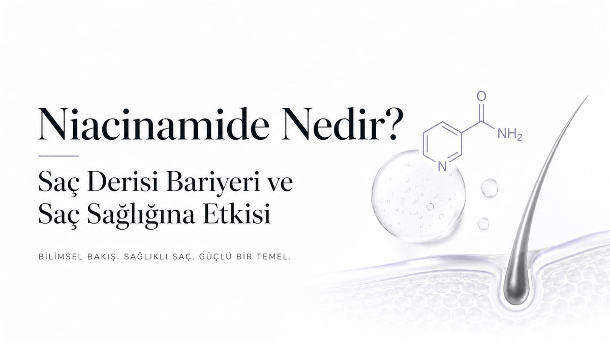 Niacinamide saç derisi bariyeri, nem ve sebum bakımı rehberi