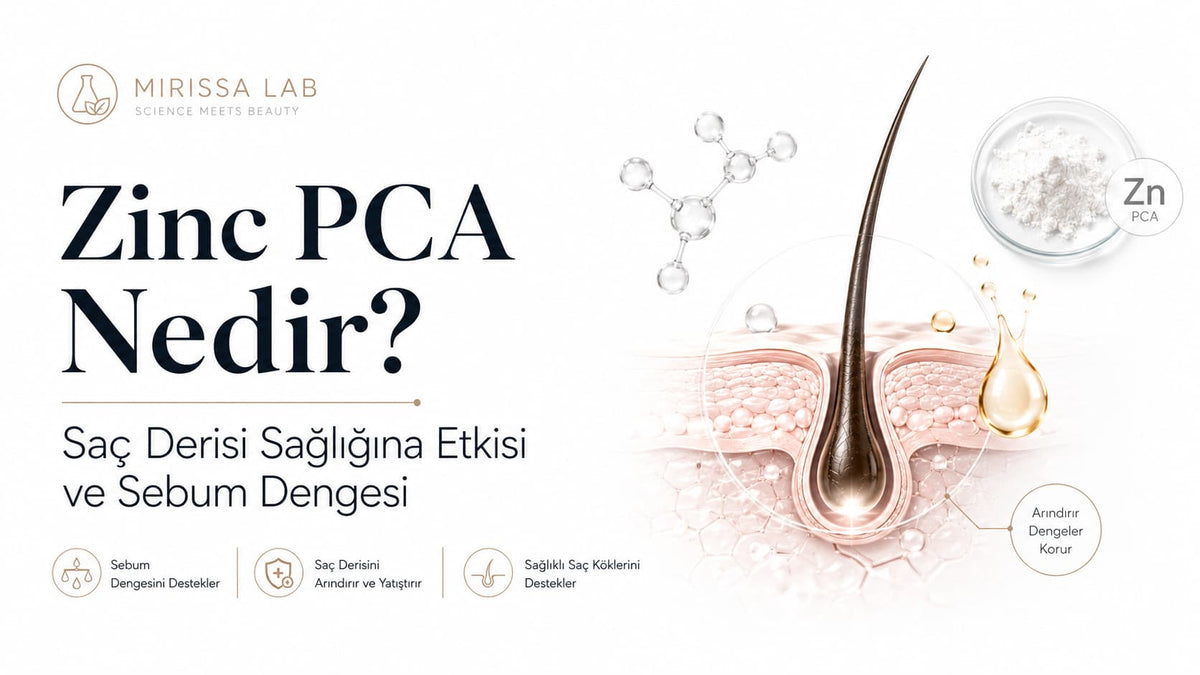 Zinc PCA saç derisi sebum dengesi ve yağlanma bakımı rehberi
