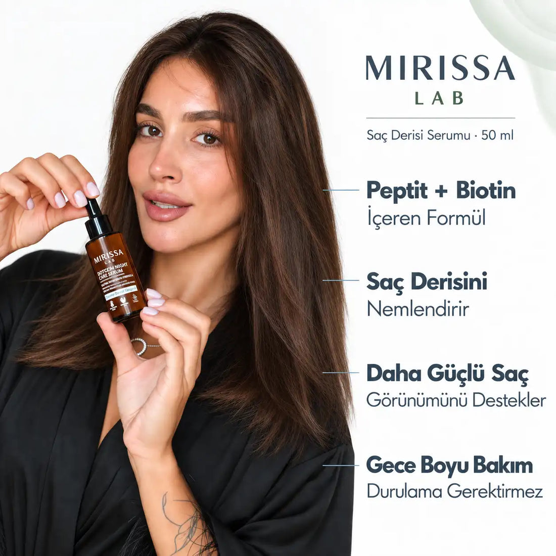 Mirissa Lab saç derisi serumunun bakım faydaları